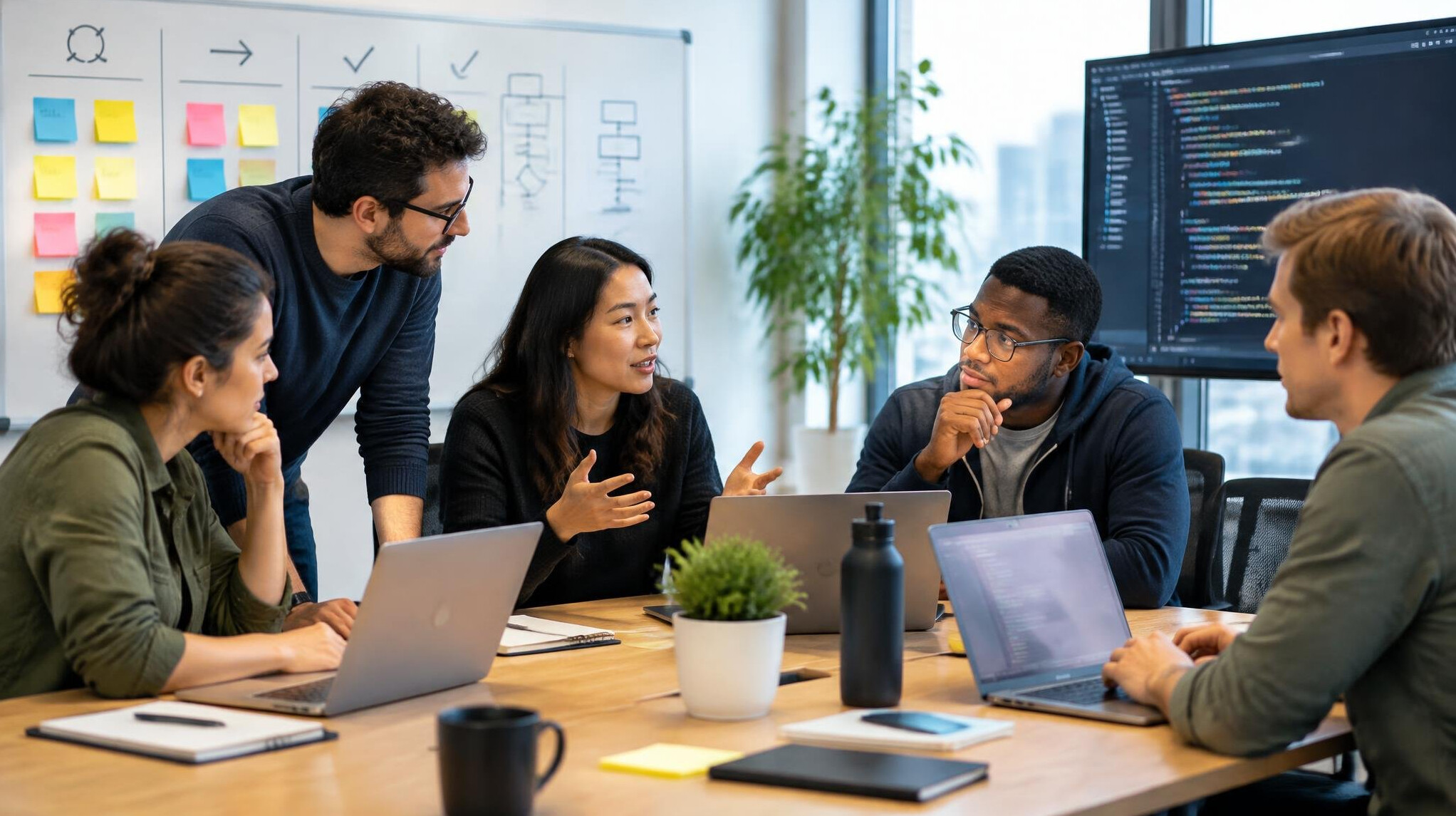 agile team meeting