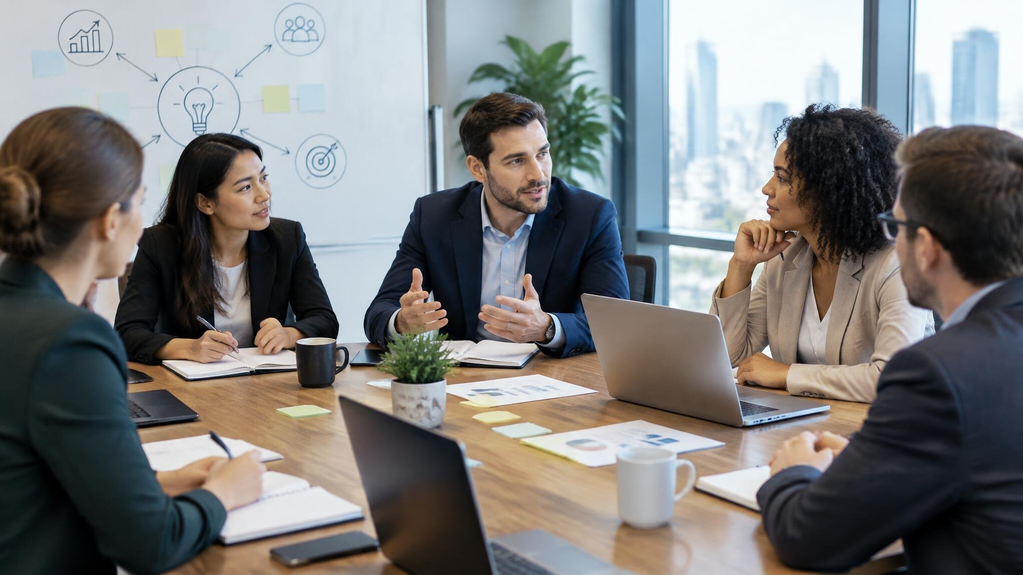 business meeting discussion